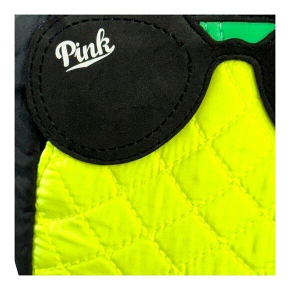 Victorias Secret Pink Pineapple Quilted Crossbody Bag Lunch Box Snacks School - Picture 2 of 11